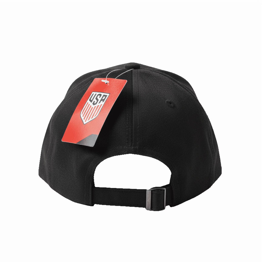 Icon Sports USMNT Official Baseball Cap | Black Adjustable Cotton World Cup Hat