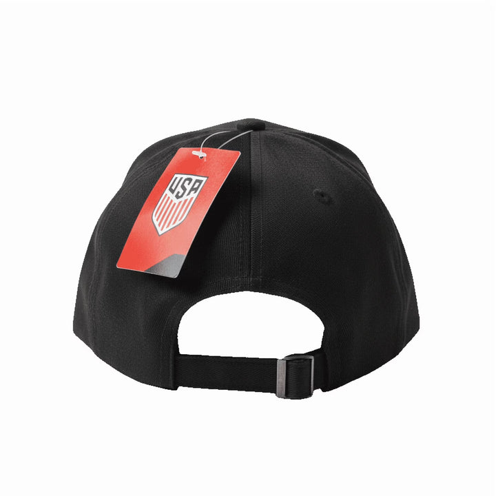 Icon Sports USMNT Official Baseball Cap | Black Adjustable Cotton World Cup Hat