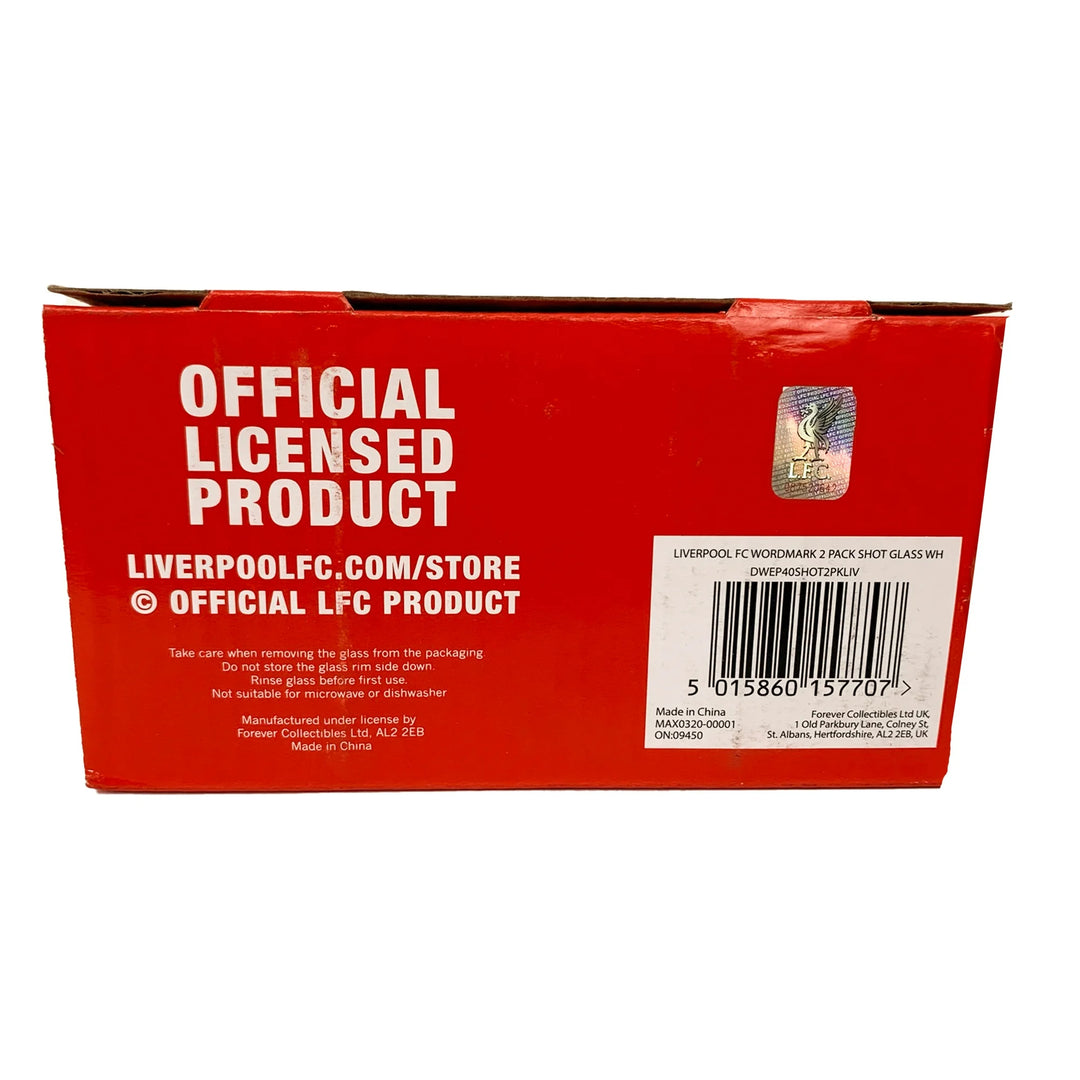 Liverpool FC Shot Glass Set (2-Pack) - Official Forever Collectibles image 2
