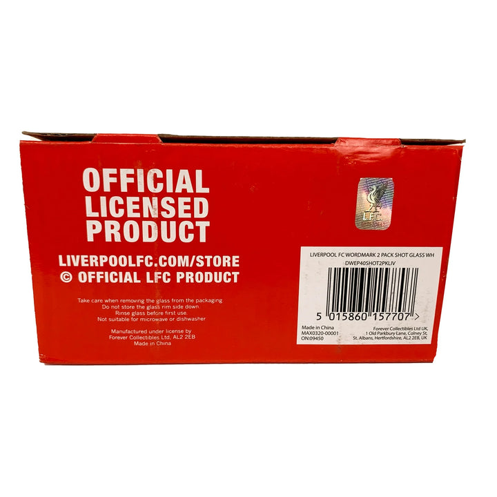 Liverpool FC Shot Glass Set (2-Pack) - Official Forever Collectibles image 2