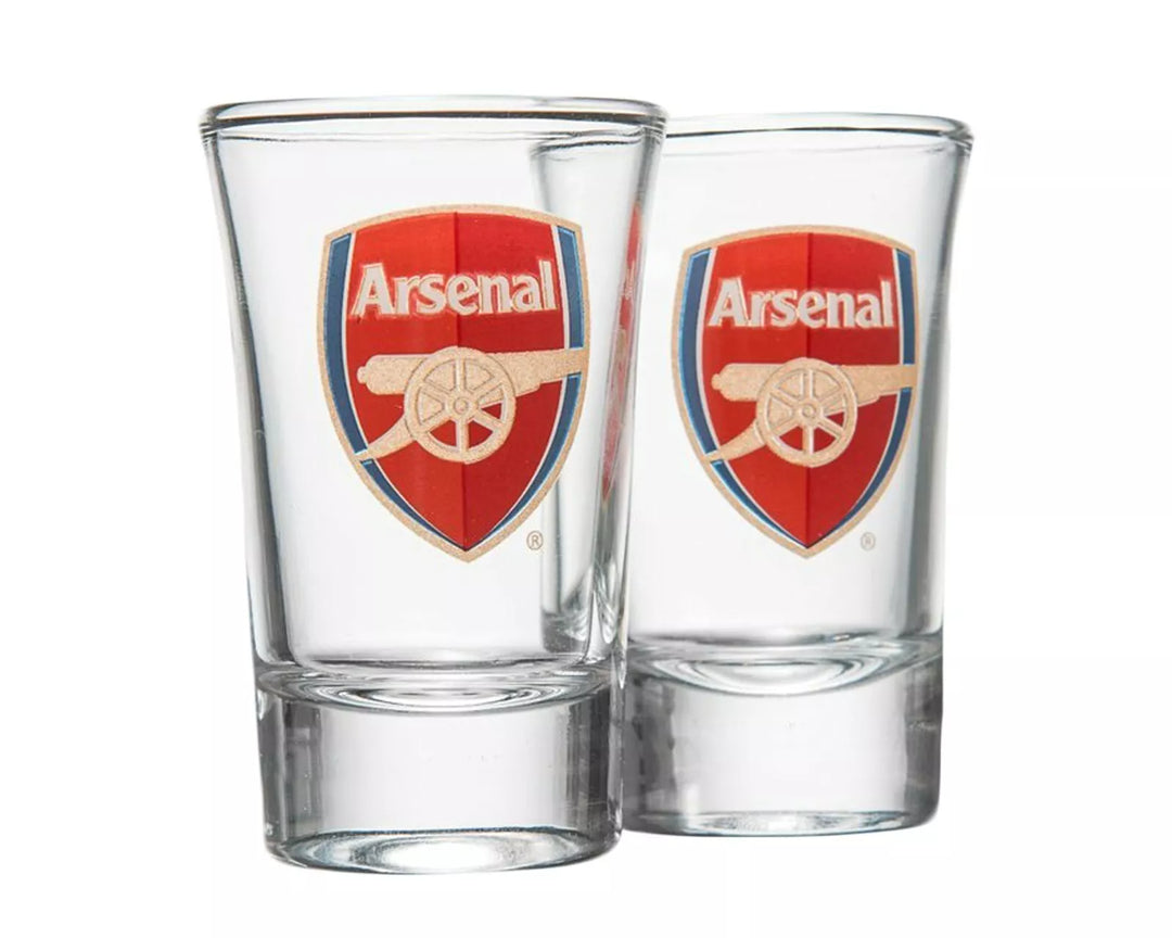 Official Arsenal FC Shot Glass Set (2-Pack) - Forever Collectibles image 0