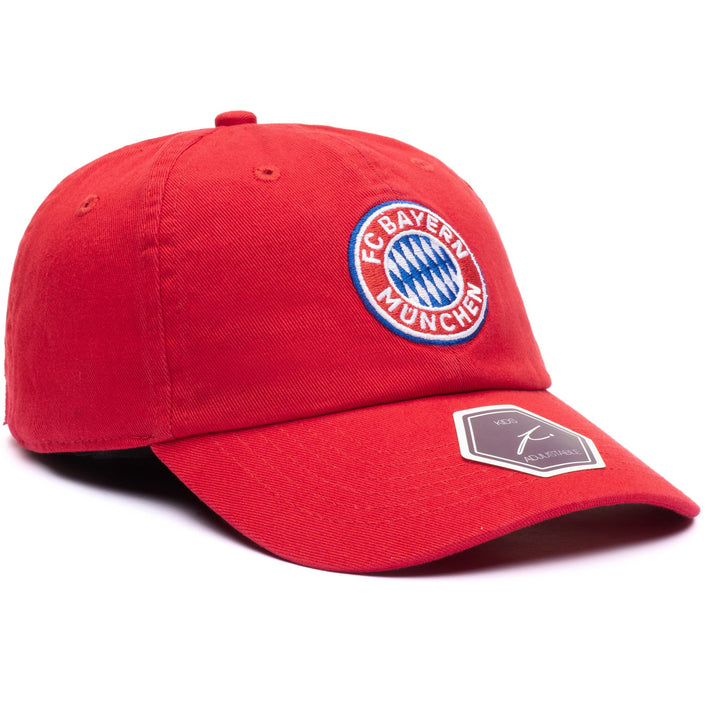 Fan Ink FC Bayern Munich Youth Bambo Classic Adjustable Hat | Red Bundesliga Cap