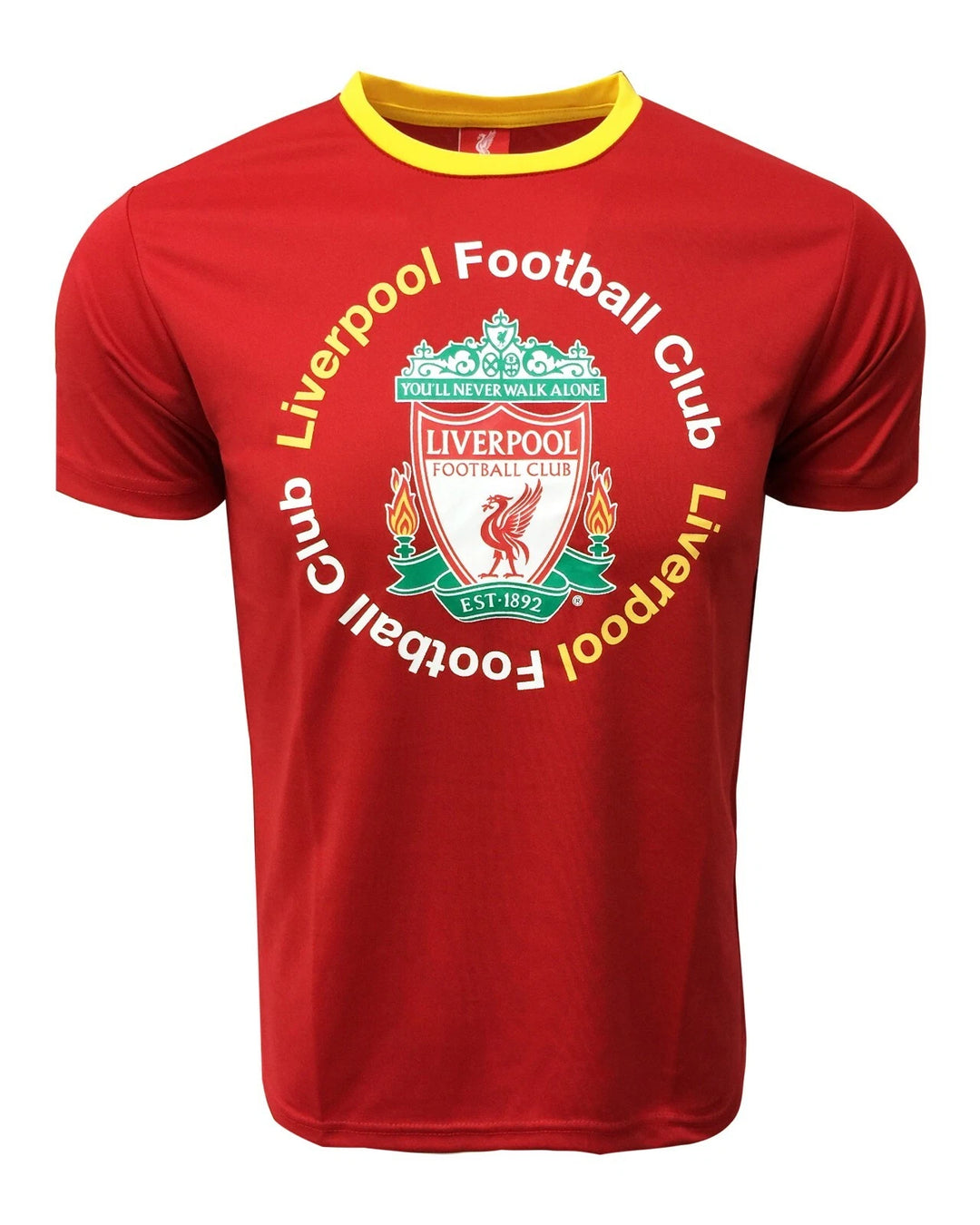 Official Liverpool FC Youth Red Poly Tee - Icon Sports image 0