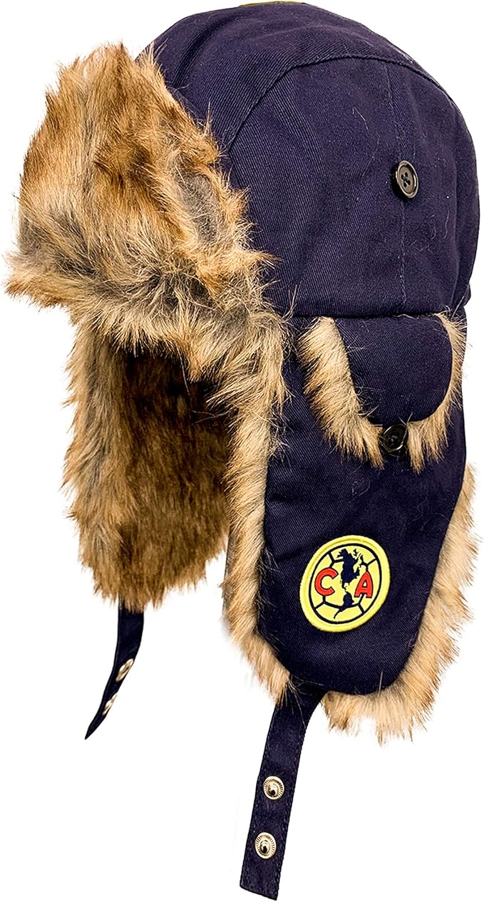 Official Club America Faux Fur Trapper Hat - Icon Sports image 0
