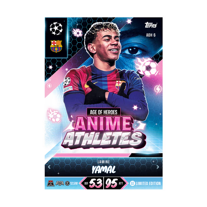 Match Attax 2026/27 Booster Tin – 36 Cards + 4 Exclusive Age of Heroes LEs