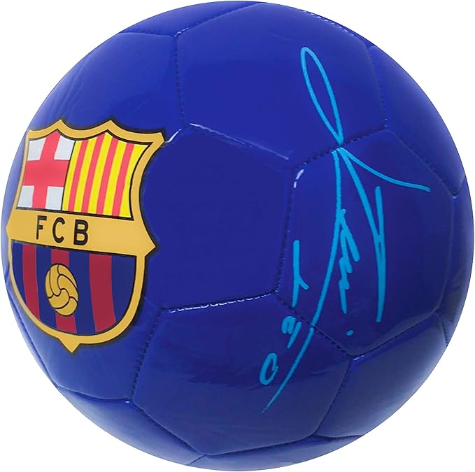 Official FC Barcelona Messi Signature Mini Soccer Ball (Size 2) image 2