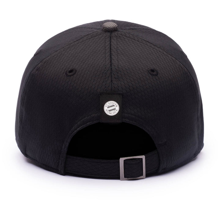 Fan Ink FC Bayern Munich Shadow Adjustable Hat | Black Tonal Bundesliga Soccer Cap