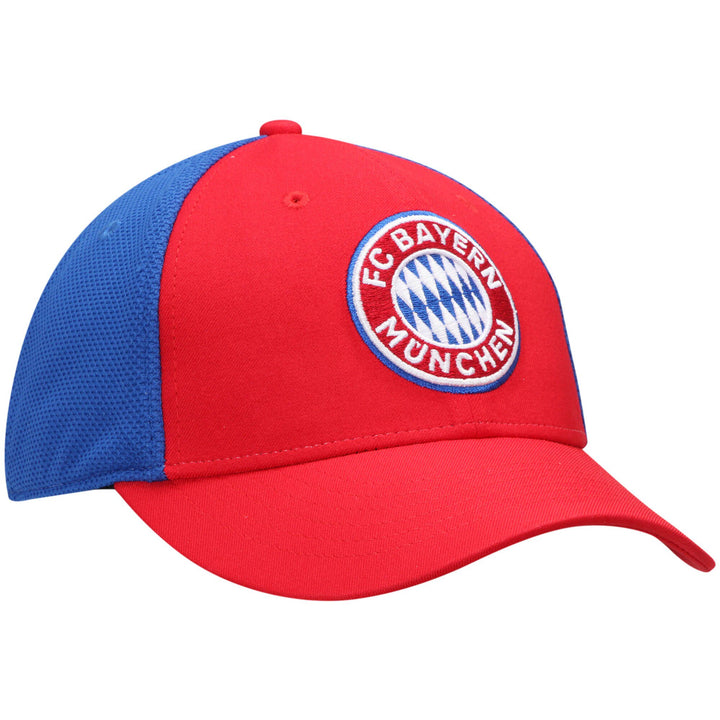 Fan Ink FC Bayern Munich Stretch Fit Hat | Red &amp; Blue Bundesliga Soccer Cap