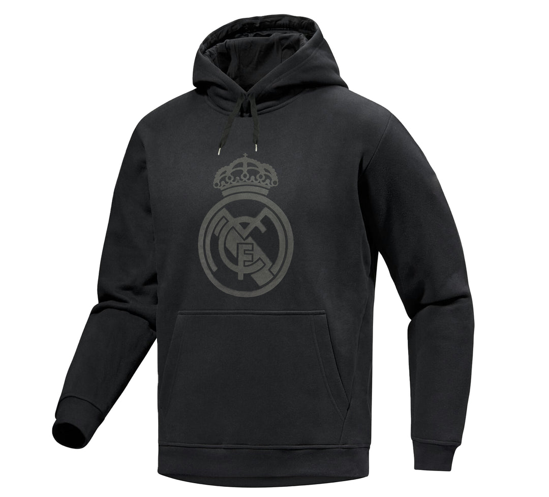 Official Real Madrid Icon Sports Pullover Hoodie - Black image 2
