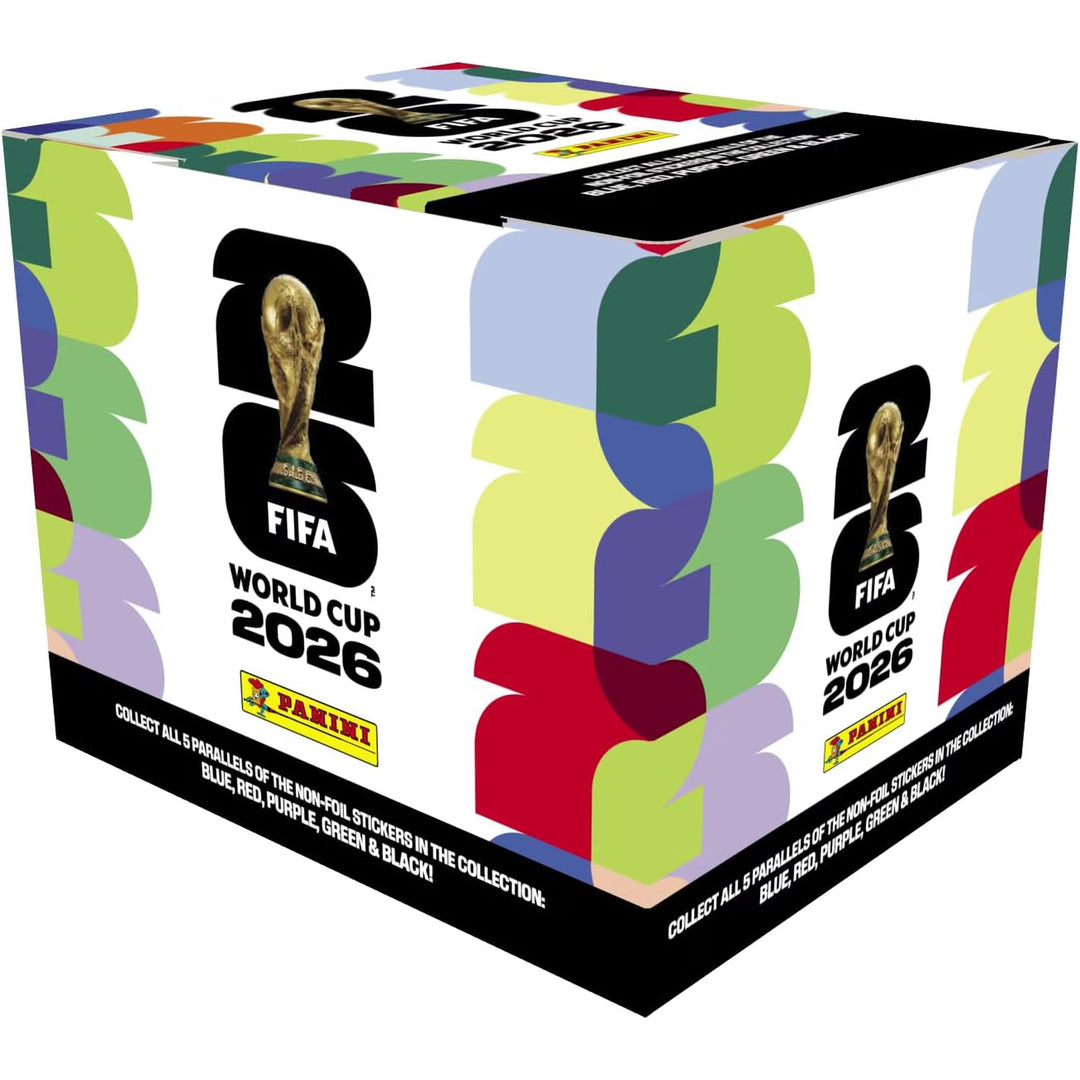 2026 Panini FIFA World Cup Soccer Stickers 50-Count Box &amp; Free Official Soft Cover Album Combo