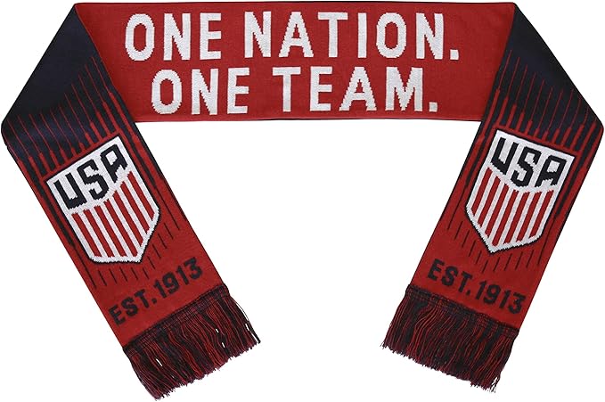 US Soccer "One Nation, One Team" Scarf - Official Fan Gear image 1