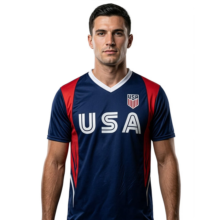 Official USMNT Navy Crest Jersey - Icon Sports