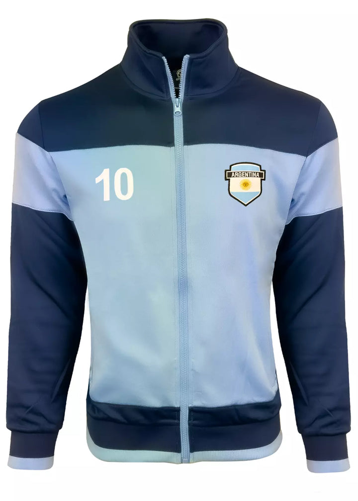 Argentina National Football Team Jacket with Number 10 - Just 4 Kicks Inc. image 0