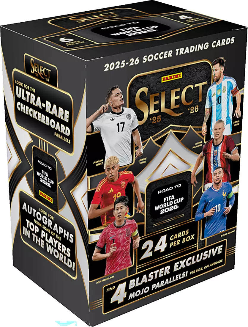 2026 Panini Select Road to FIFA World Cup Trading Cards Blaster Box