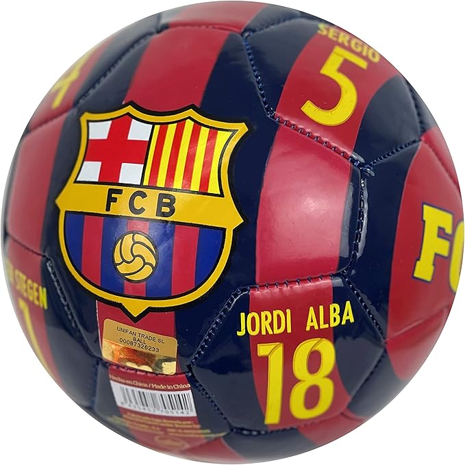 Official FC Barcelona Player Edition Mini Soccer Ball (Size 2) image 1