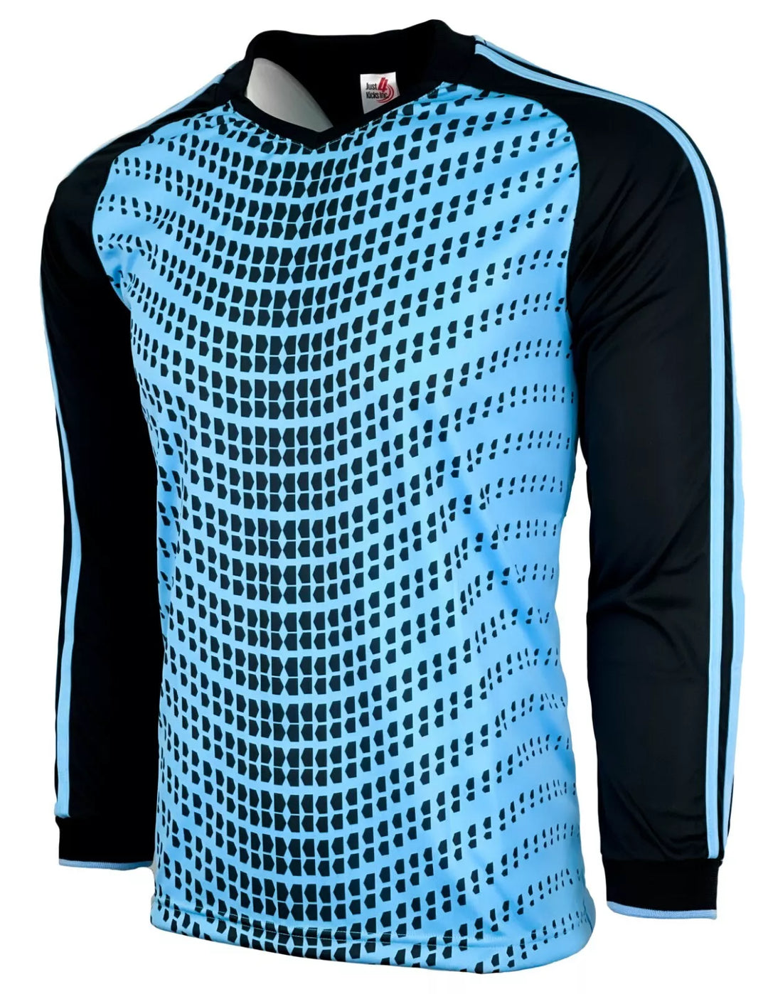 Wave Design Soccer Goalie Jersey - Padded Protection - Just 4 Kicks image 2
