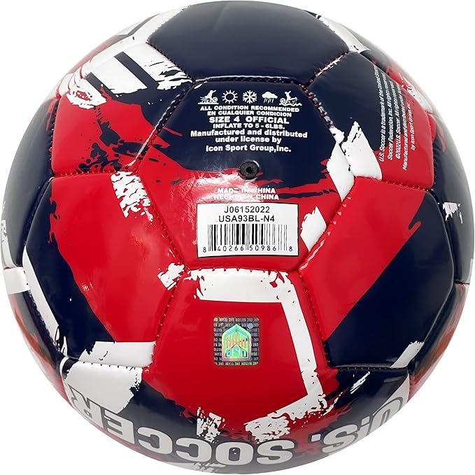 Official US Soccer Graphic Soccer Ball (Size 4) image 4
