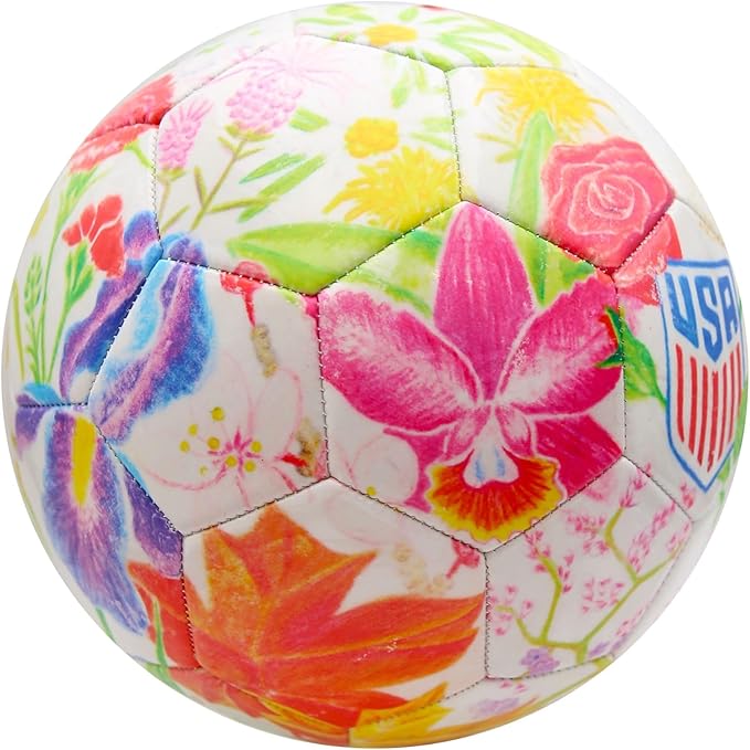 Official US Soccer Floral Soccer Ball (Size 5) image 1