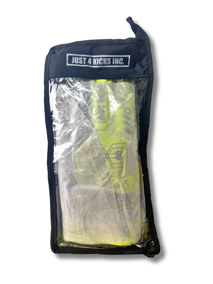 Just 4 Kicks Ultra Grip Pro Goalie Gloves - White/Blue/Neon image 3
