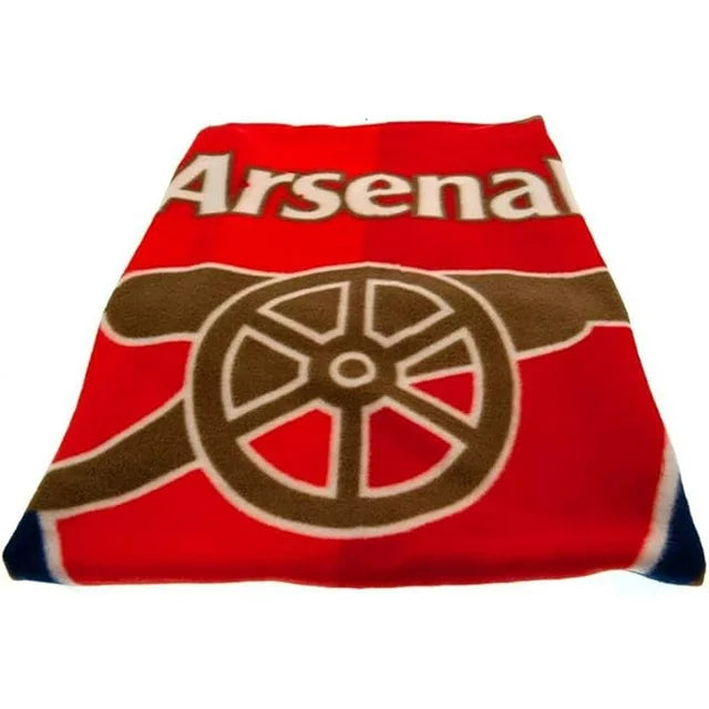 Official Arsenal FC Fleece Throw Blanket - Forever Collectibles image 1