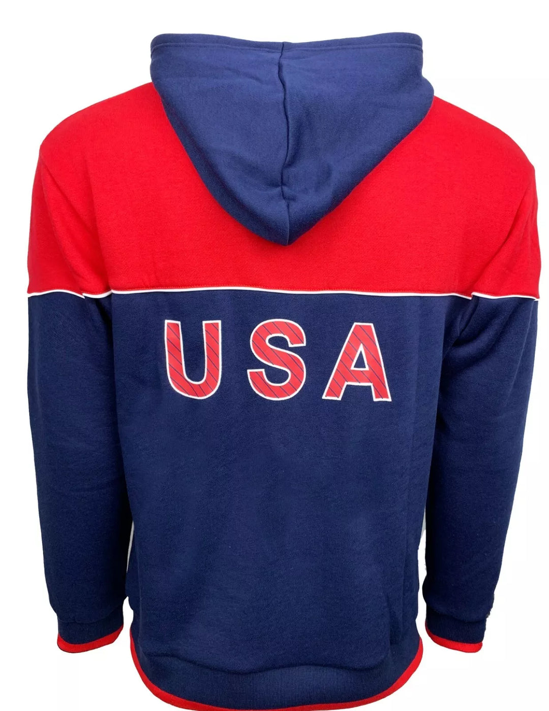 Official USMNT/USWNT Icon Sports Hooded Sweatshirt - Color Block image 3