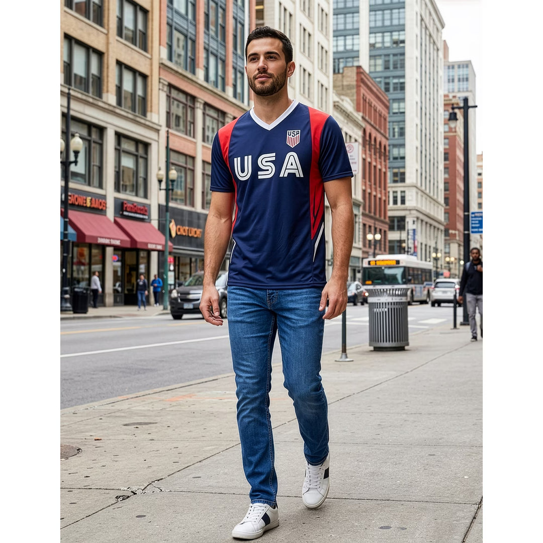 Official USMNT Navy Crest Jersey - Icon Sports