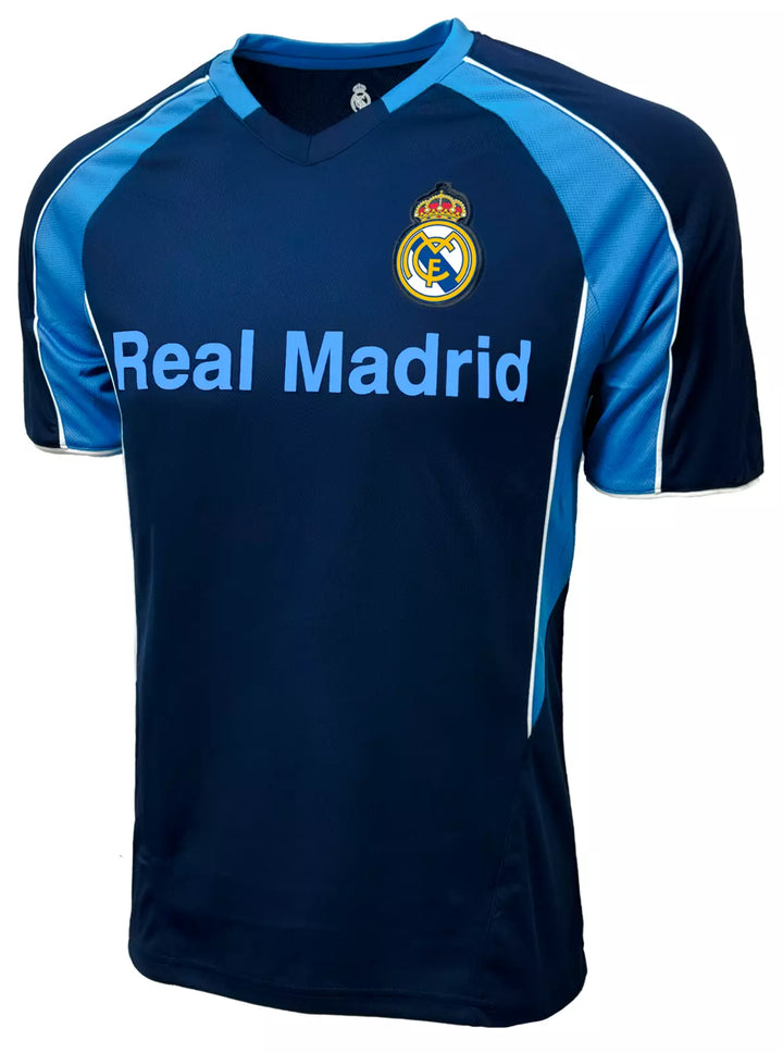 Official Real Madrid Navy Crest Jersey - Icon Sports image 1