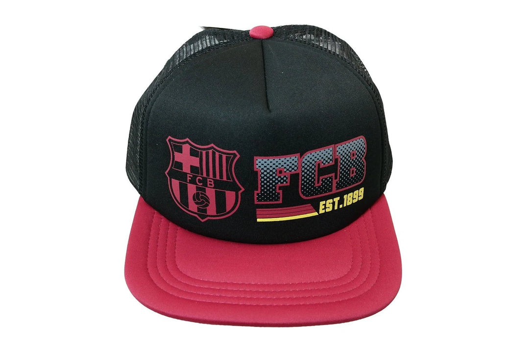 FC Barcelona Rhinox Graphic Flat-Brim Trucker Hat - Officially Licensed image 1