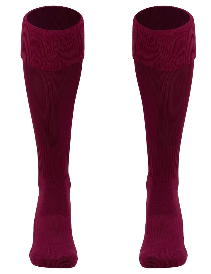 Dark Maroon Soccer Socks - Just 4 Kicks Inc. image 2