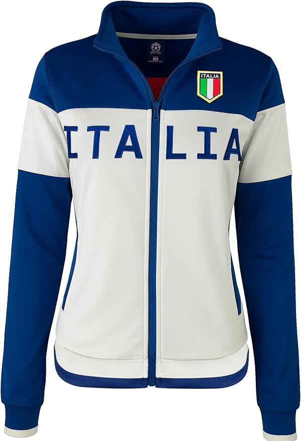 Italia Women's Fan Track Jacket - Just 4 Kicks Inc. image 0