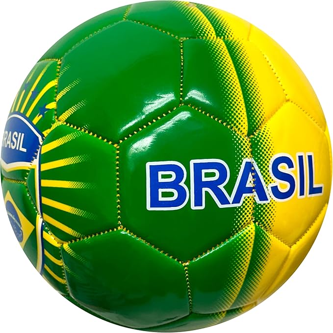 Just 4 Kicks Brasil Mini Soccer Ball (Size 2) image 1