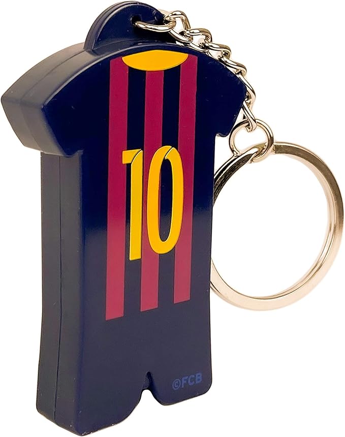 Official FC Barcelona Crest Projector Flashlight Keychain - Unifan image 1
