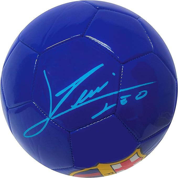 Official FC Barcelona Messi Signature Mini Soccer Ball (Size 2) image 1