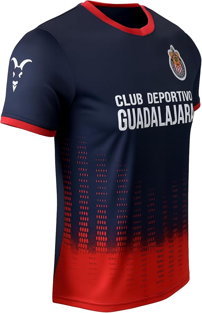 Official Chivas Guadalajara Soccer Jersey | Navy &amp; Red Adult Liga MX Shirt