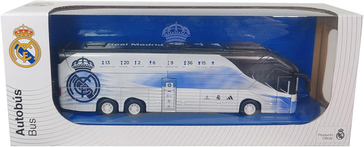 Official Real Madrid Team Bus Miniature | Los Blancos La Liga Collectible Model