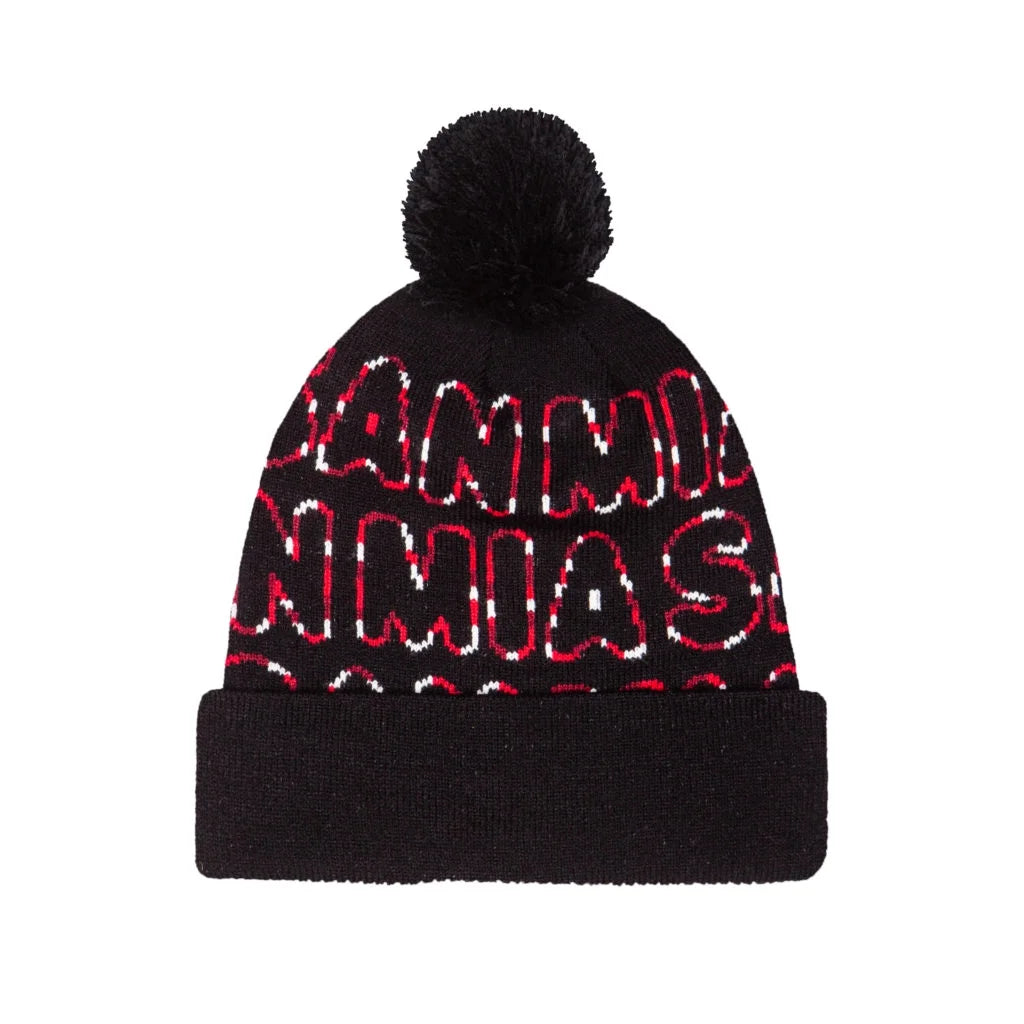 Fan Ink FC Bayern Munich Futura Knit Pom Beanie | 100% Acrylic OSFM Winter Hat