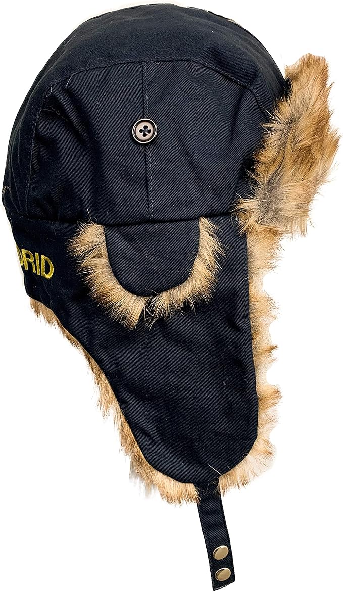 Official Real Madrid Faux Fur Trapper Hat - Icon Sports image 3