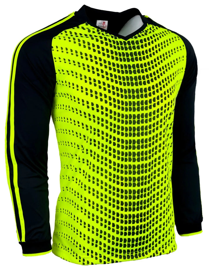 Wave Design Soccer Goalie Jersey - Padded Protection - Just 4 Kicks image 1