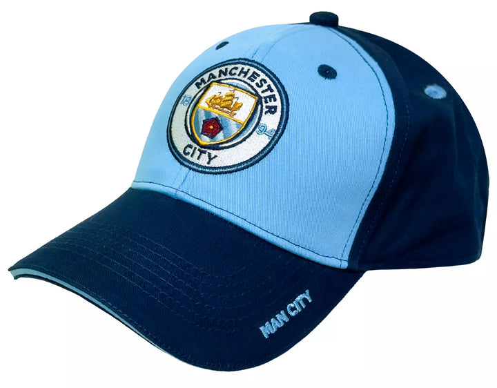 Manchester City FC Fan Ink Two-Tone Snapback Hat - Officially Licensed image 0