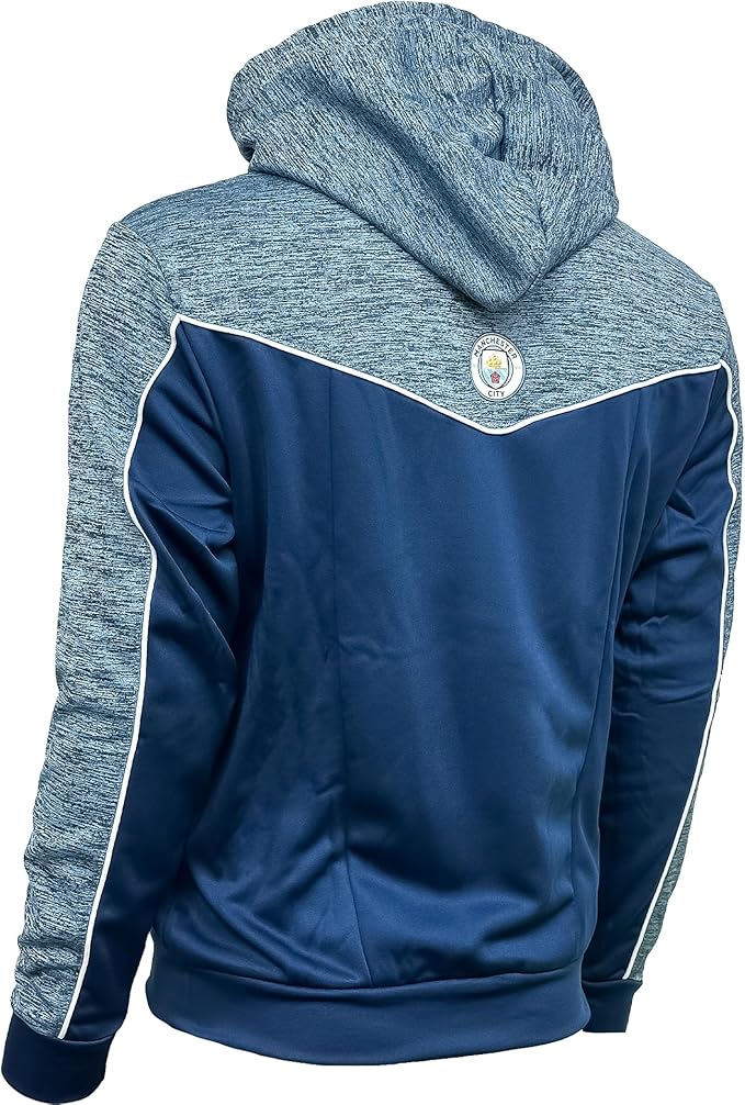 Official Man City Icon Sports Full Zip Hooded Sweatshirt image 4