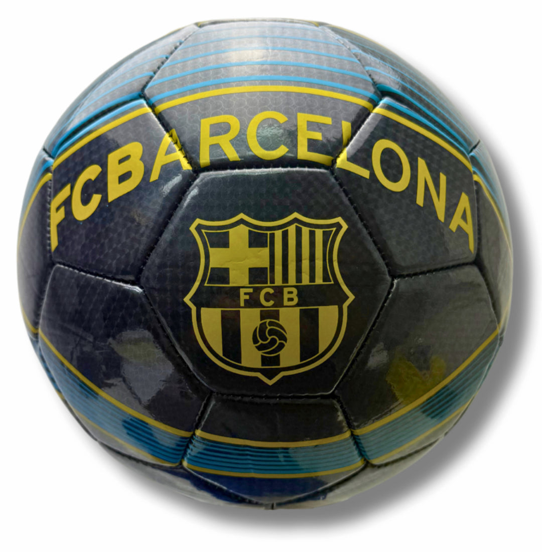Official FC Barcelona Crest Soccer Ball (Size 5) - "FCBARCELONA" Text Edition image 0