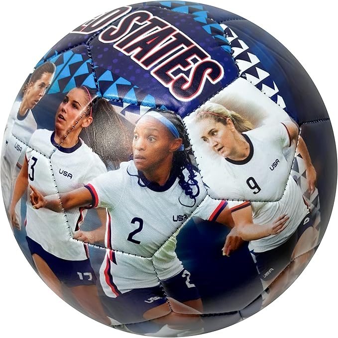 Official USWNT Graphic Soccer Ball (Size 4) image 1