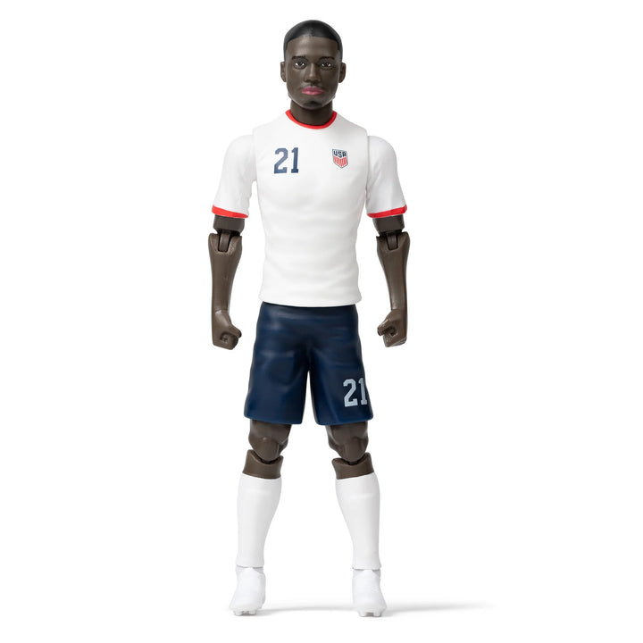 Sockers USMNT Tim Weah 8-Inch Collectible Soccer Action Figure
