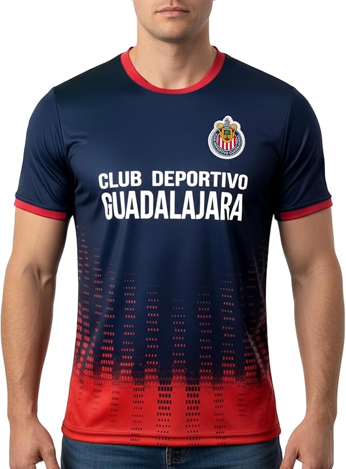 Official Chivas Guadalajara Soccer Jersey | Navy &amp; Red Adult Liga MX Shirt