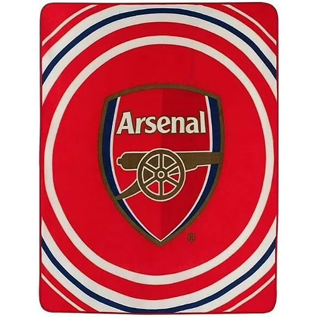 Official Arsenal FC Fleece Throw Blanket - Forever Collectibles image 0