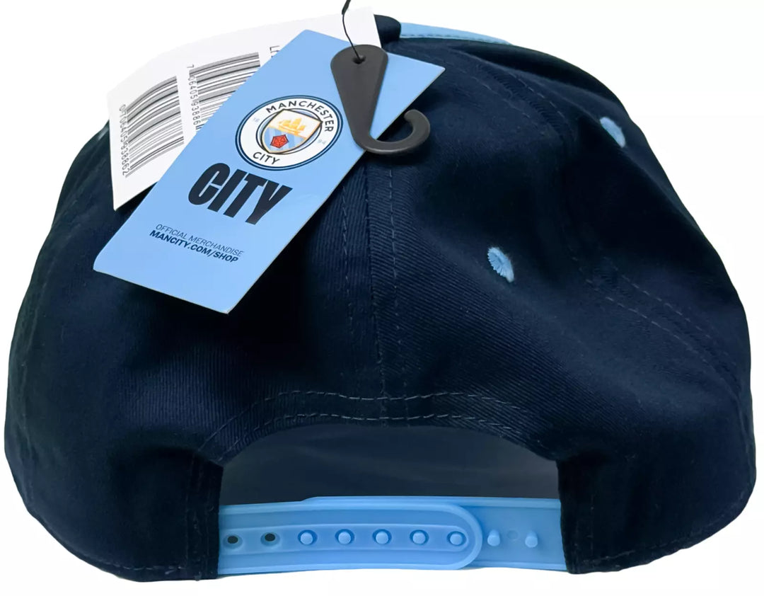 Manchester City FC Fan Ink Two-Tone Snapback Hat - Officially Licensed image 4