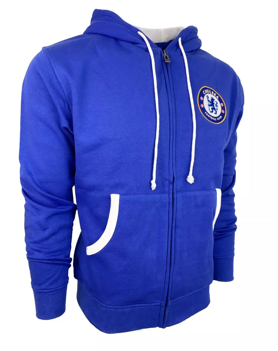 Official Chelsea Rhinox Full Zip Hooded Sweatshirt - Blue image 1
