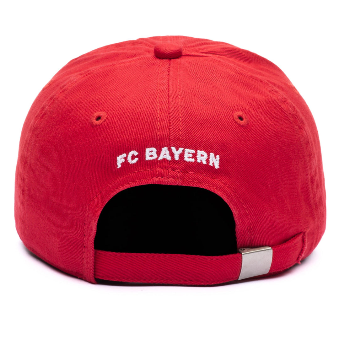 Fan Ink FC Bayern Munich Youth Bambo Classic Adjustable Hat | Red Bundesliga Cap