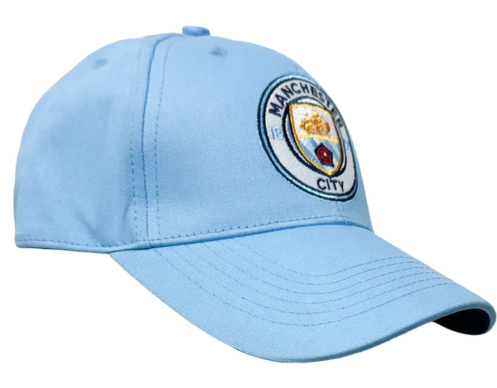 Manchester City FC Fan Ink Crest Adjustable Hat - Officially Licensed image 2