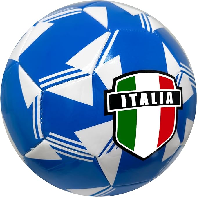 Official Italy National Team Crest Soccer Ball (Size 5) image 1
